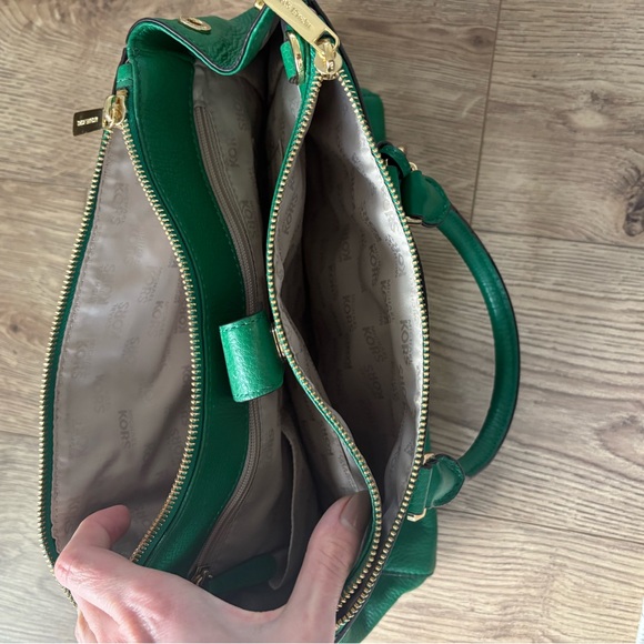 Michael Kors Emerald Green Satchel